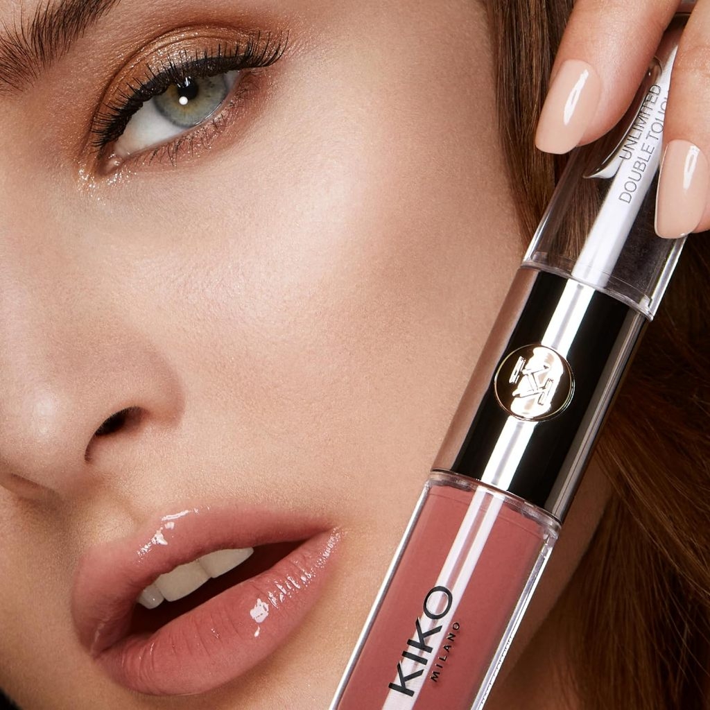 Set 3 son kem Kiko Milano UNLIMITED DOUBLE TOUCH tone màu Nude Attitude không lem không trôi