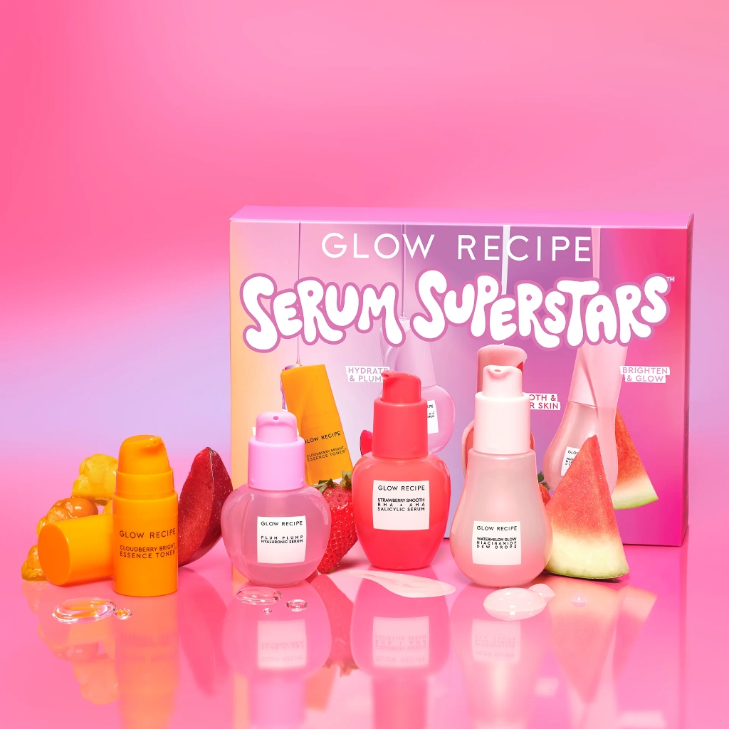 Set dưỡng da Glow Recipe Serum Superstars mini bản giới hạn