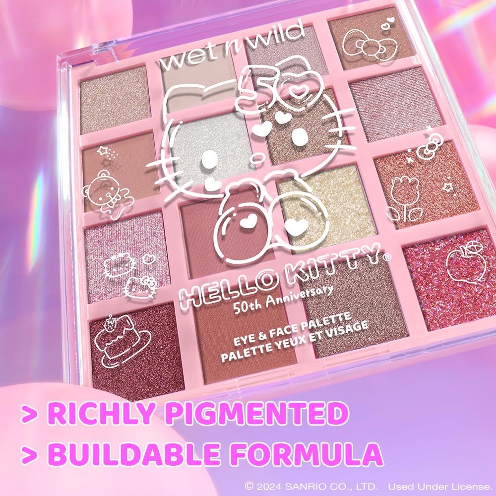Bảng mắt Wet n Wild Hello Kitty Eye & Face Palette màu Be Kind