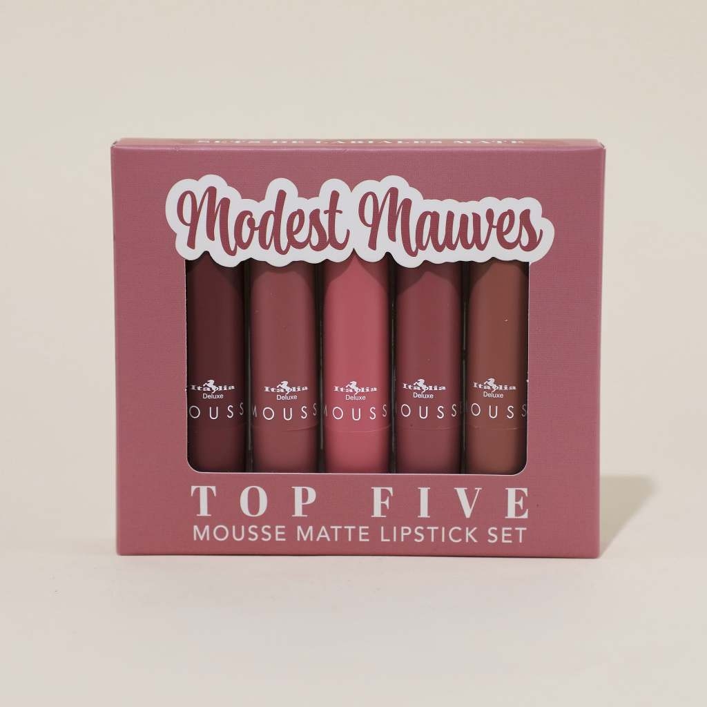 Set 5 son thỏi lì Italia Deluxe