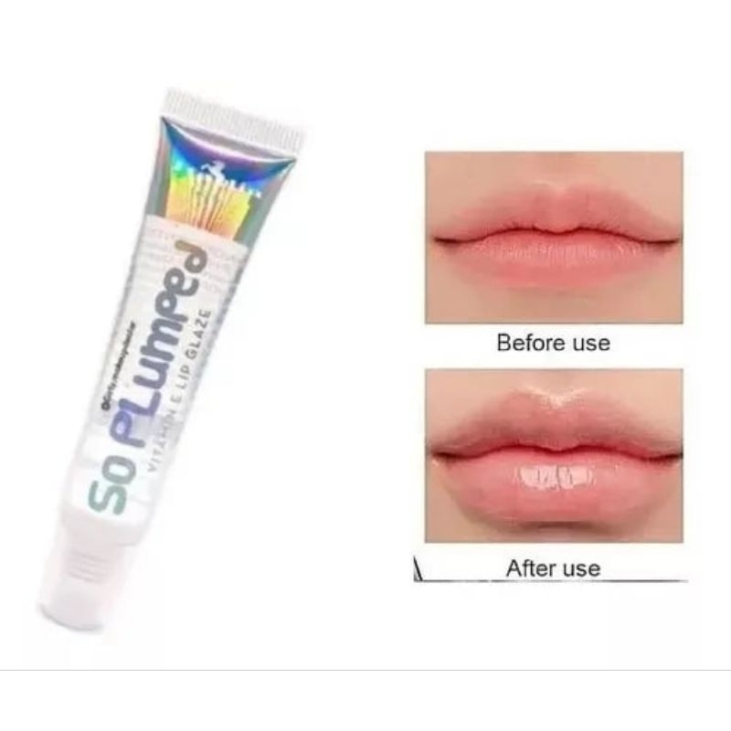 Son bóng không màu làm căng môi Italia Deluxe So Plumped Lip Gloss 15ml