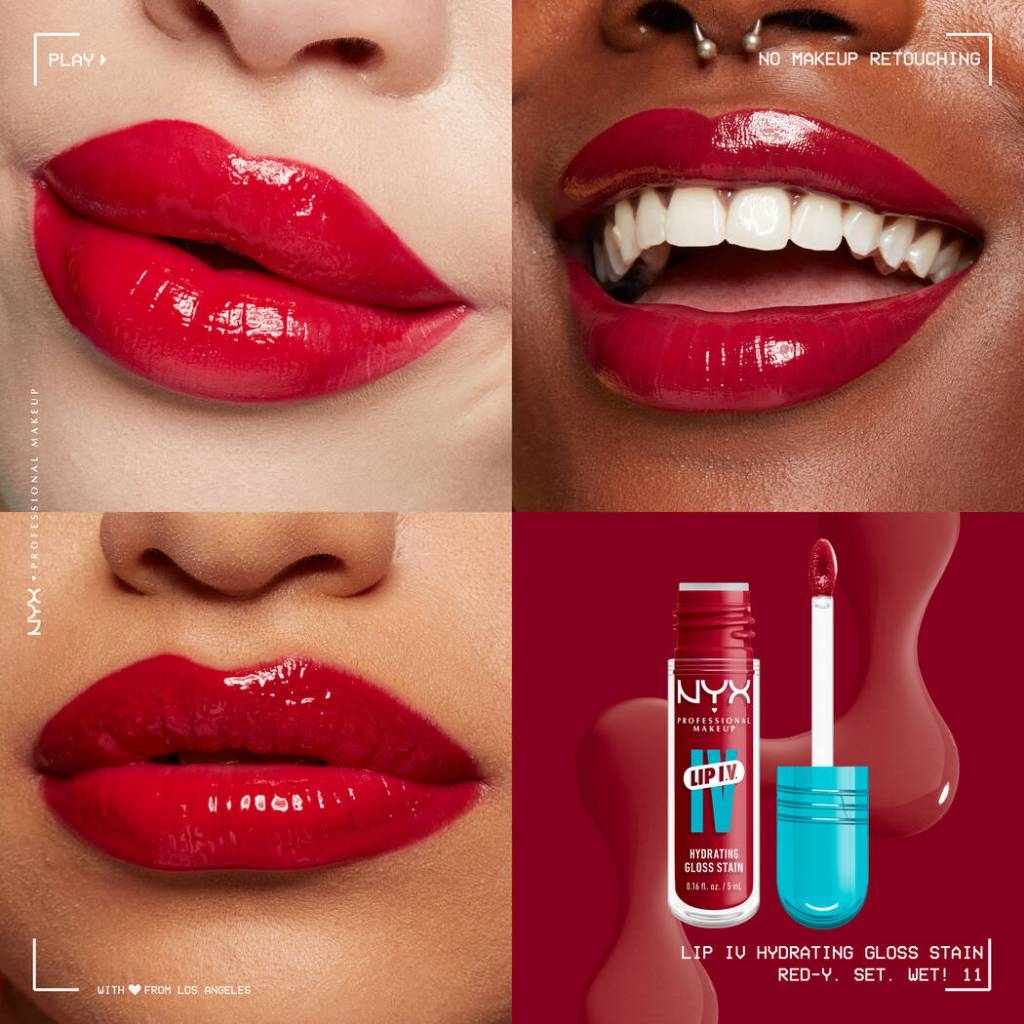 Son bóng dưỡng môi NYX Lip I.V Hydrating Gloss Stain 5ml
