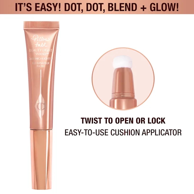 Kem bắt sáng Charlotte Tilbury Pillow Talk Beauty Light Wand màu Pillow Talk Original 12ml