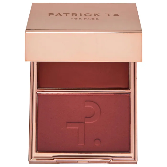 Phấn má hồng Patrick Ta Double - Crème Take & Powder Blush Duo