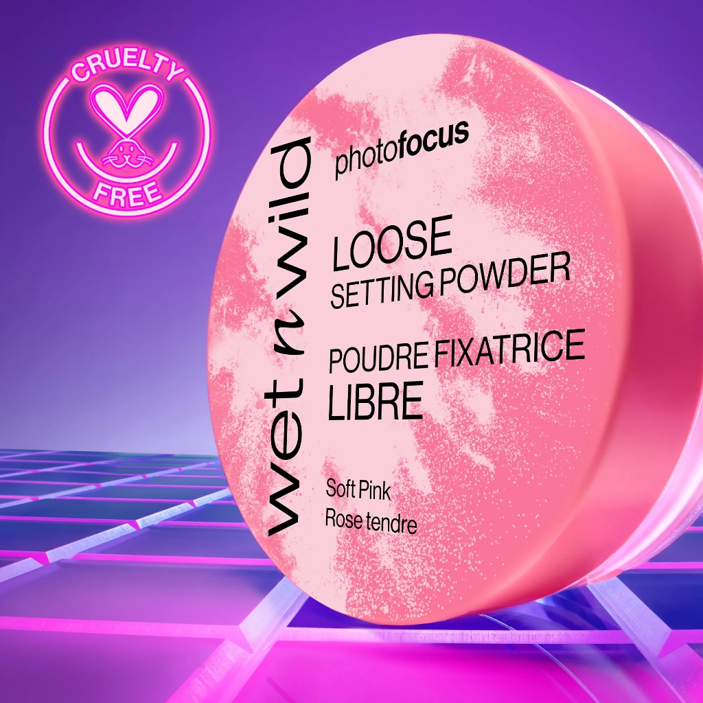 Phấn phủ kiềm dầu làm sáng mờ mịn khuyết điểm trên da Wet n Wild Photo Focus Loose Setting Powder màu Soft Pink 20gr