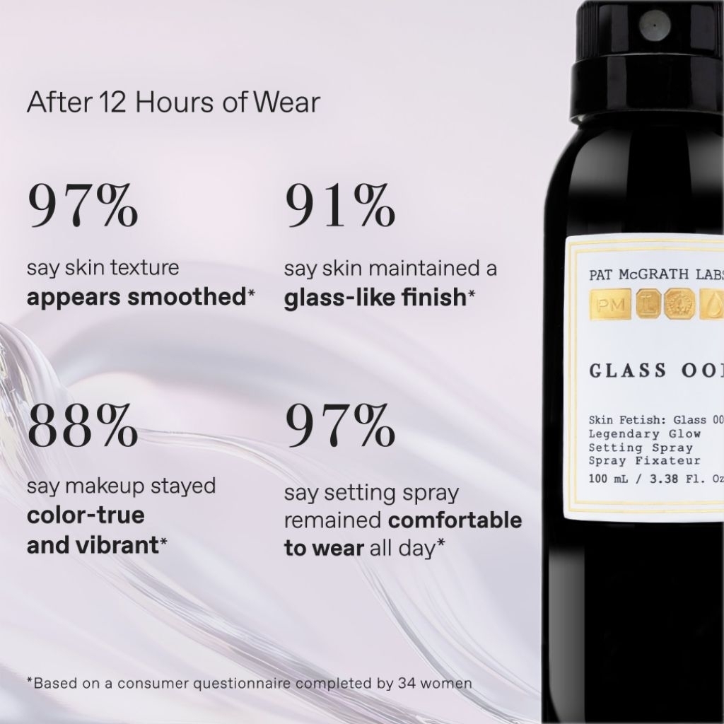 Xịt khóa nền căng bóng da Pat McGrath Labs Glass 001 Legendary Glow Setting Spray 100ml