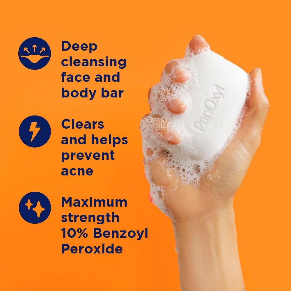 Xà phòng giảm mụn Panoxyl Benzoyl Peroxide 10%113g