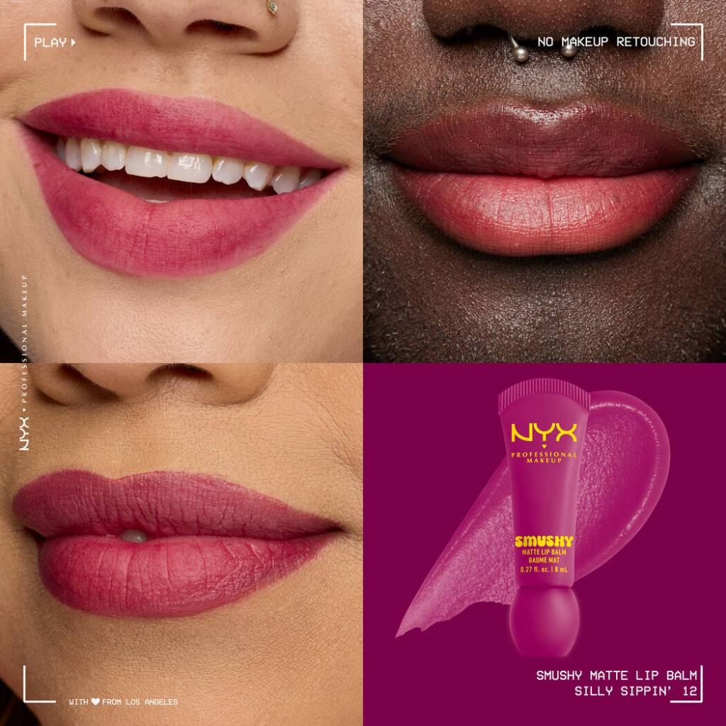 Son dưỡng môi NYX Smushy Matte Lip Balm 8ml