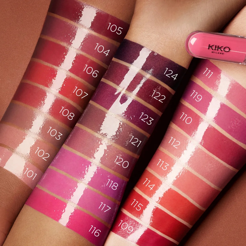 Son kem bóng 2 đầu Kiko Milani Unlimited Double Touch