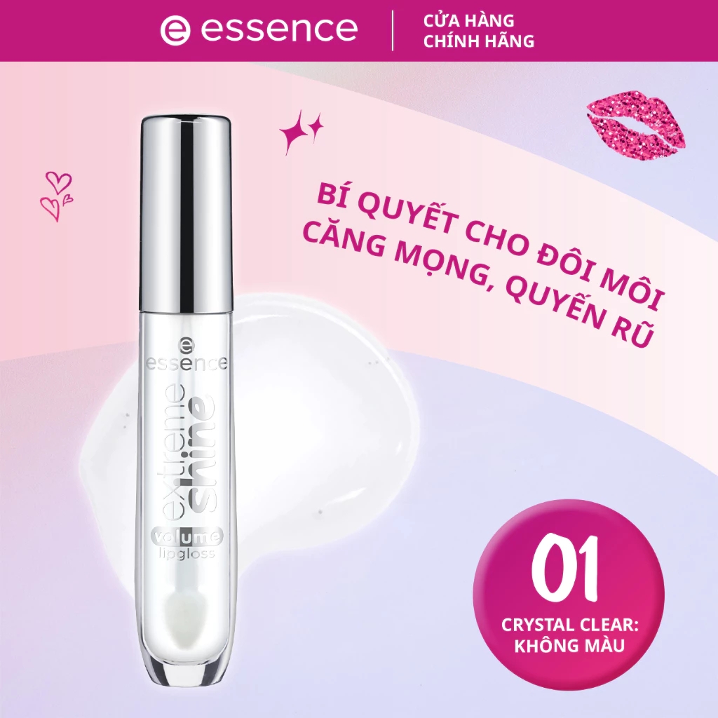 Son dưỡng bóng Essence Extreme Shine Volume Lipgloss 5ml
