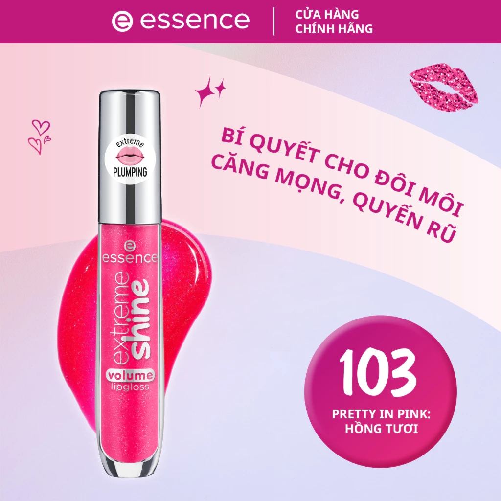 Son dưỡng bóng Essence Extreme Shine Volume Lipgloss 5ml