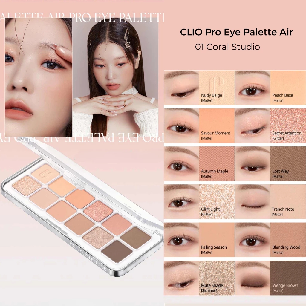 Bảng phấn mắt Clio Pro Eye Palette 7.2g
