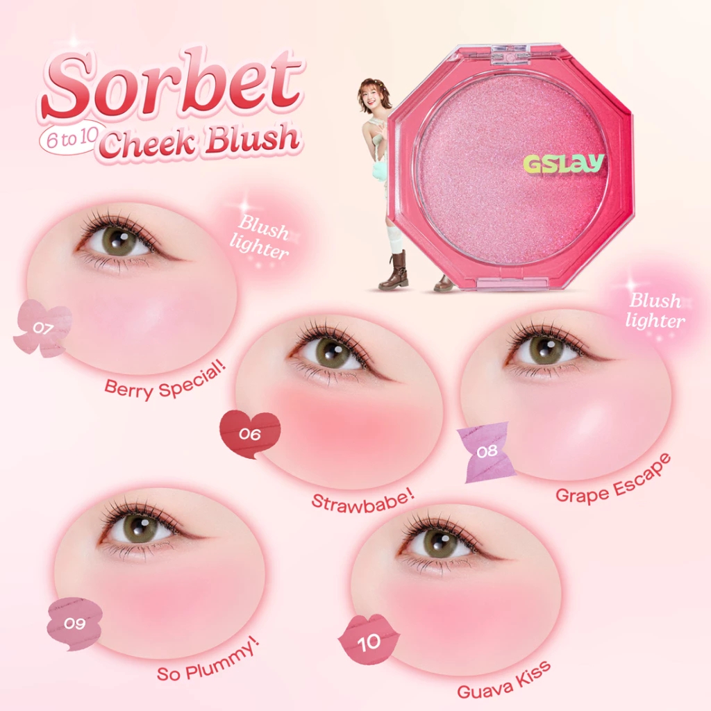 Má kem phấn Gslay Sorbet Cheek Blush 5g
