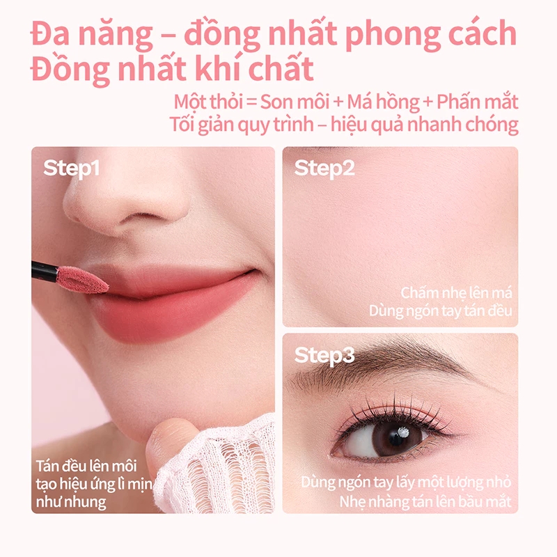 Son Kem Bùn Lì Mooekiss Lip Mud 3g