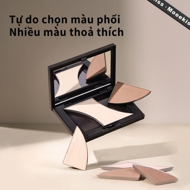 Bảng phấn tạo khối bắt sáng Mooekiss 9g