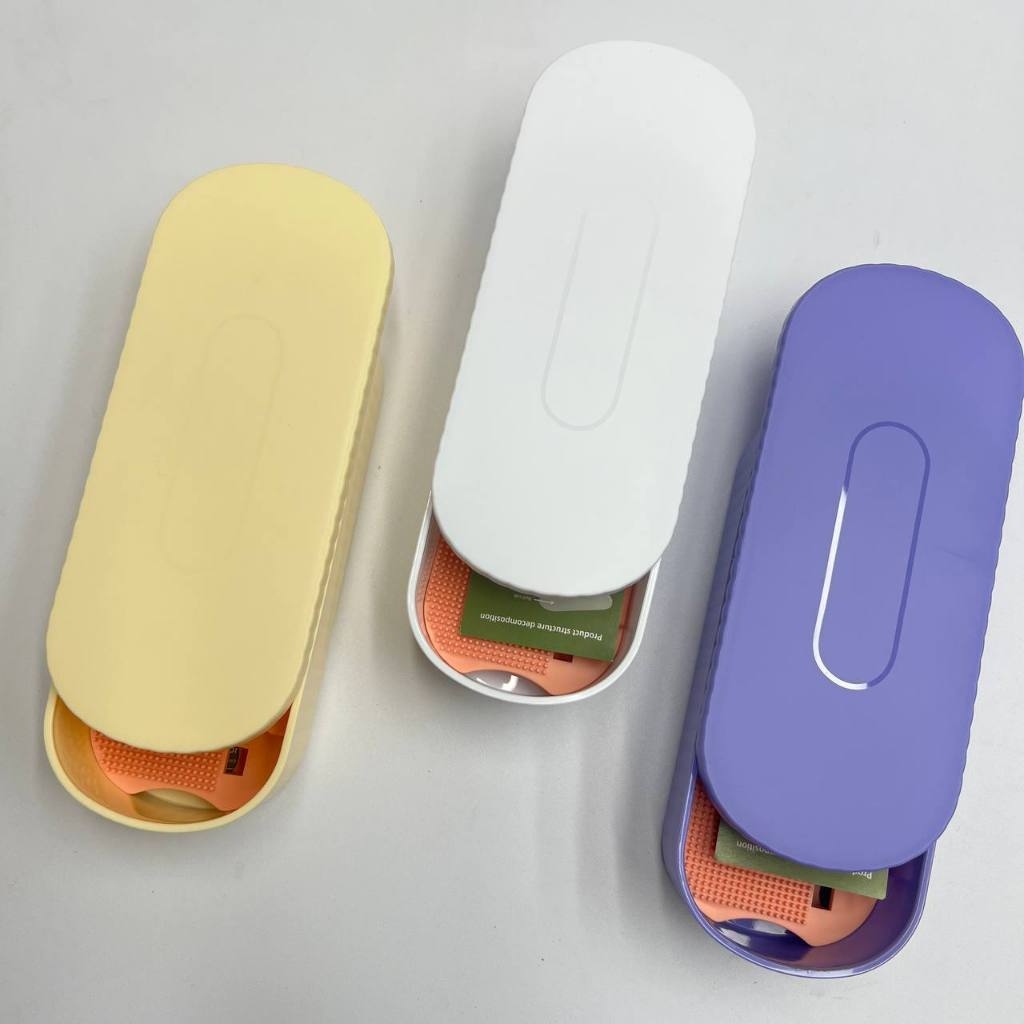Hộp Vệ Sinh Cọ 3 Trong 1 AMORA Makeup Brush Cleaner Box