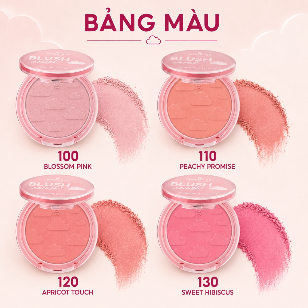 Phấn Má Hồng Essence BLUSH crush - The Cloud Edition 4,5g
