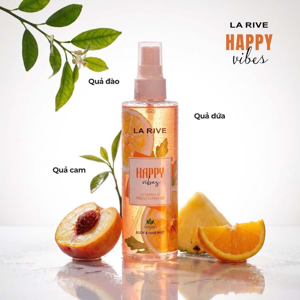 Xịt Thơm Tóc và Cơ Thể La Rive Hair & Body Mist 200ml