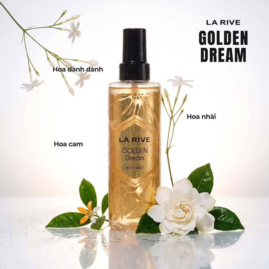 Xịt Thơm Tóc và Cơ Thể La Rive Hair & Body Mist 200ml