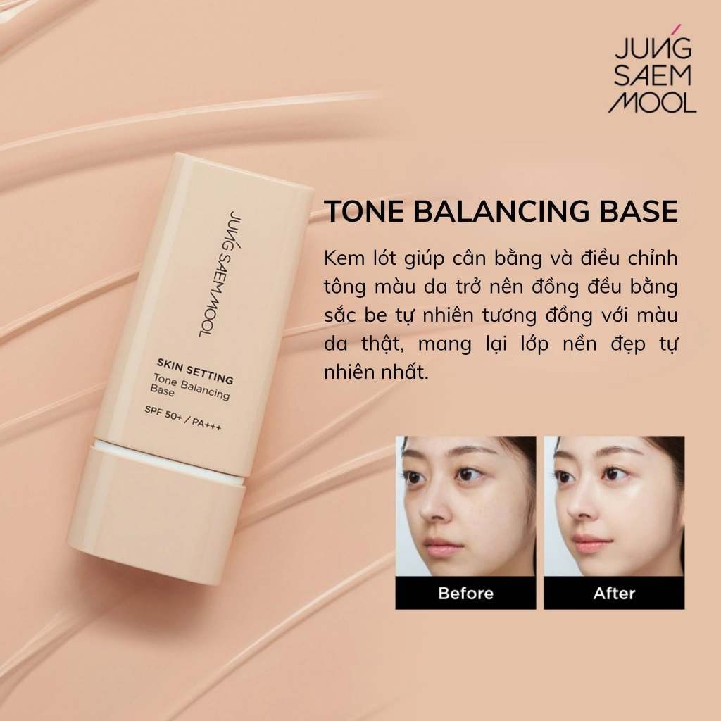 Kem Lót JUNGSAEMMOOL Skin Setting Tone Balancing / Glowing Base 40ml