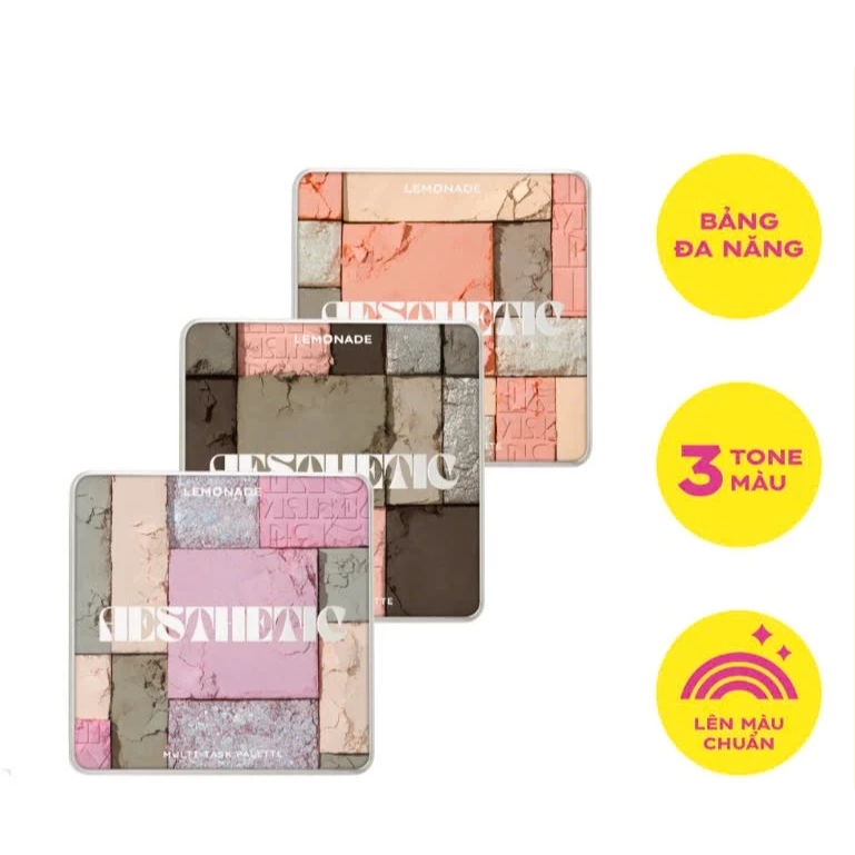 Bảng phấn mắt đa năng Lemonade Aesthetic Multi-task Palette 10.8g