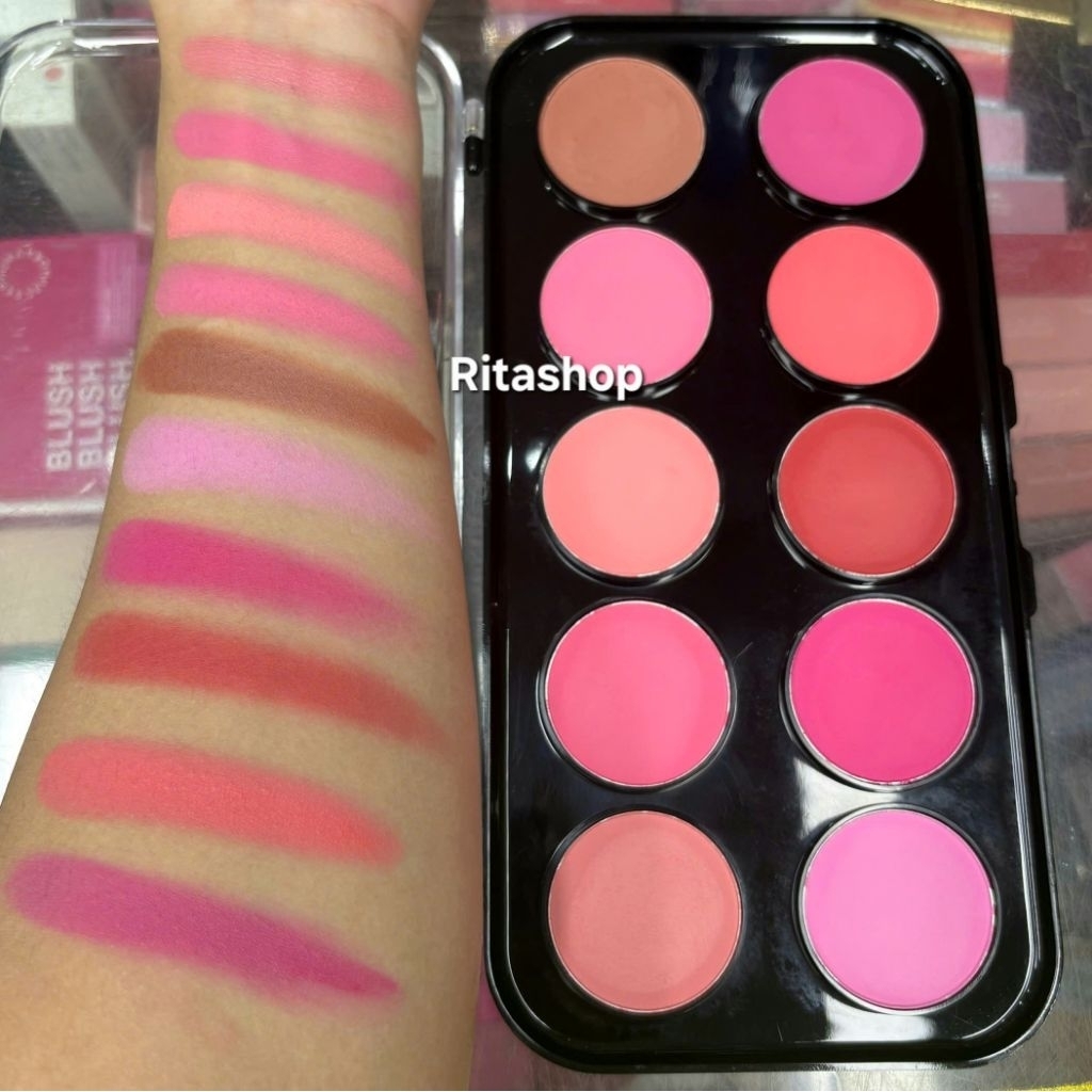 Bảng 10 ô má hồng Beauty Treats Matte Blush Palette