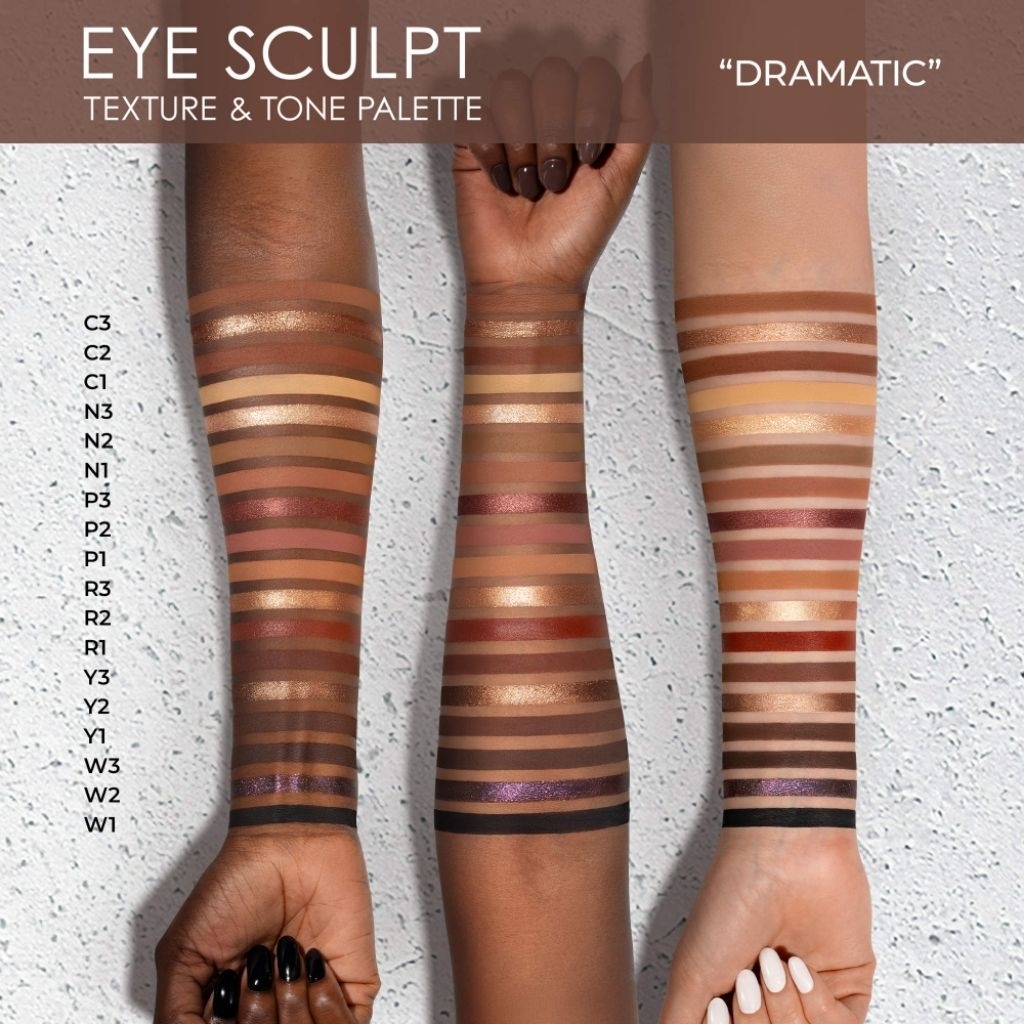 Bảng Phấn Mắt 18 Ô Natasha Denona Eye Sculpt Texture and Tone Eyeshadow Palette