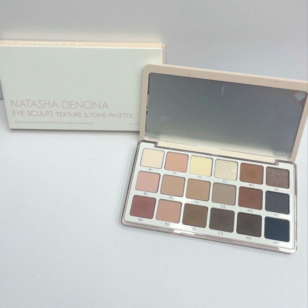 Bảng Phấn Mắt 18 Ô Natasha Denona Eye Sculpt Texture and Tone Eyeshadow Palette