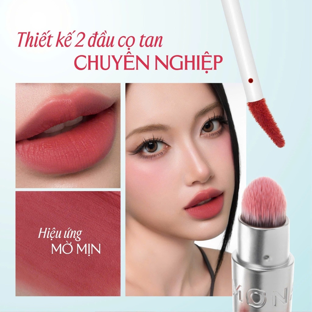 Son Kem Bùn Ẩm mờ mịn lâu trôi Lemonade Perfect Couple Blurry Stain Lip Cream
