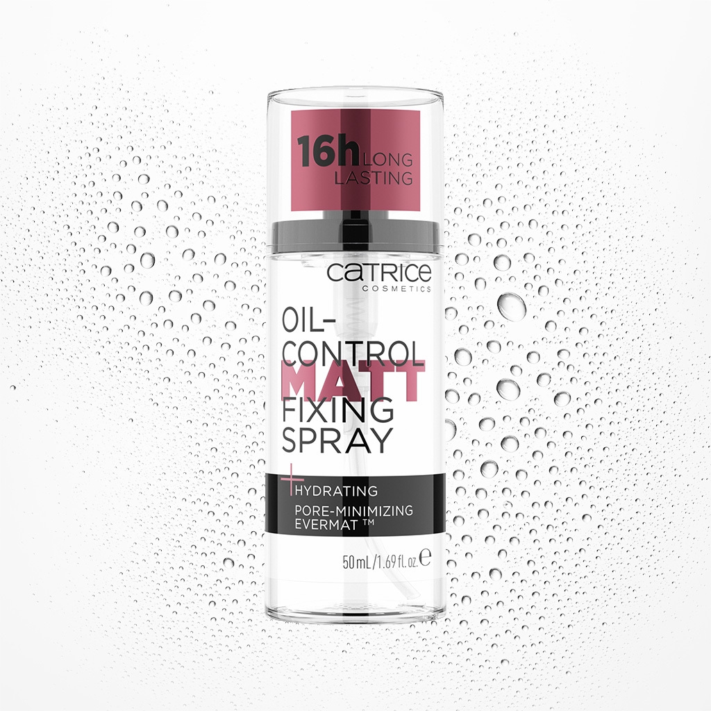 Xịt khóa nền Catrice kiềm dầu, cấp ẩm, tạo độ căng bóng cho da 50ml