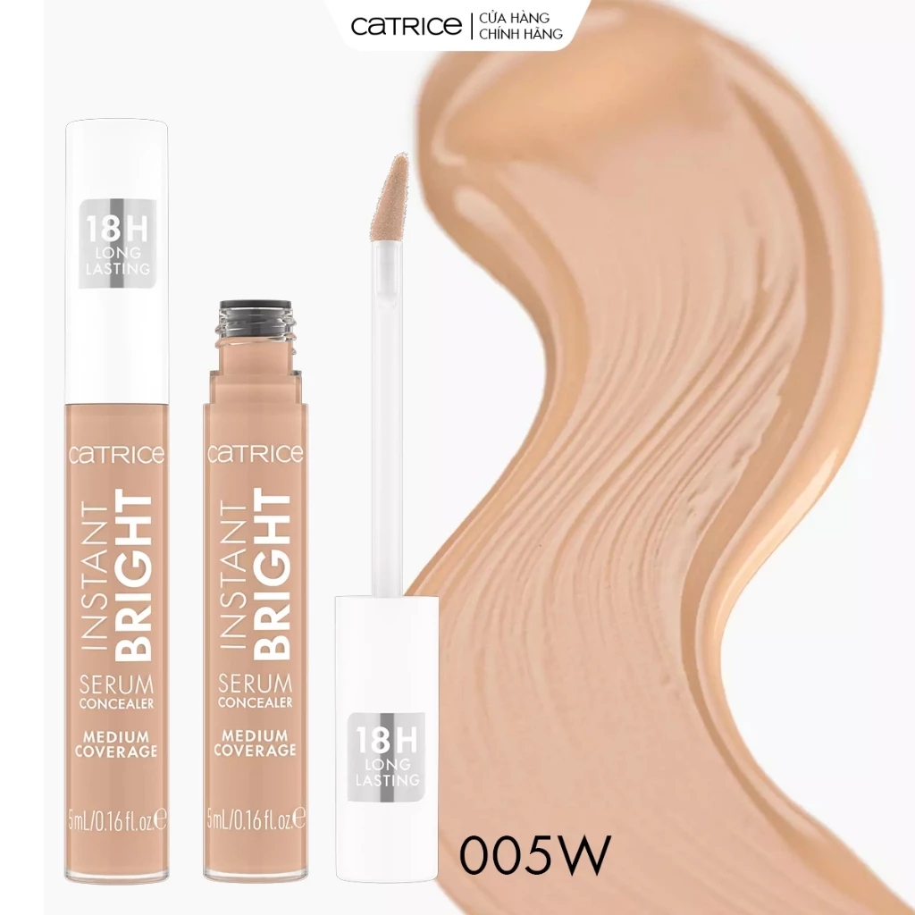 Che khuyết điểm serum làm sáng da Catrice Instant Bright Serum Concealer