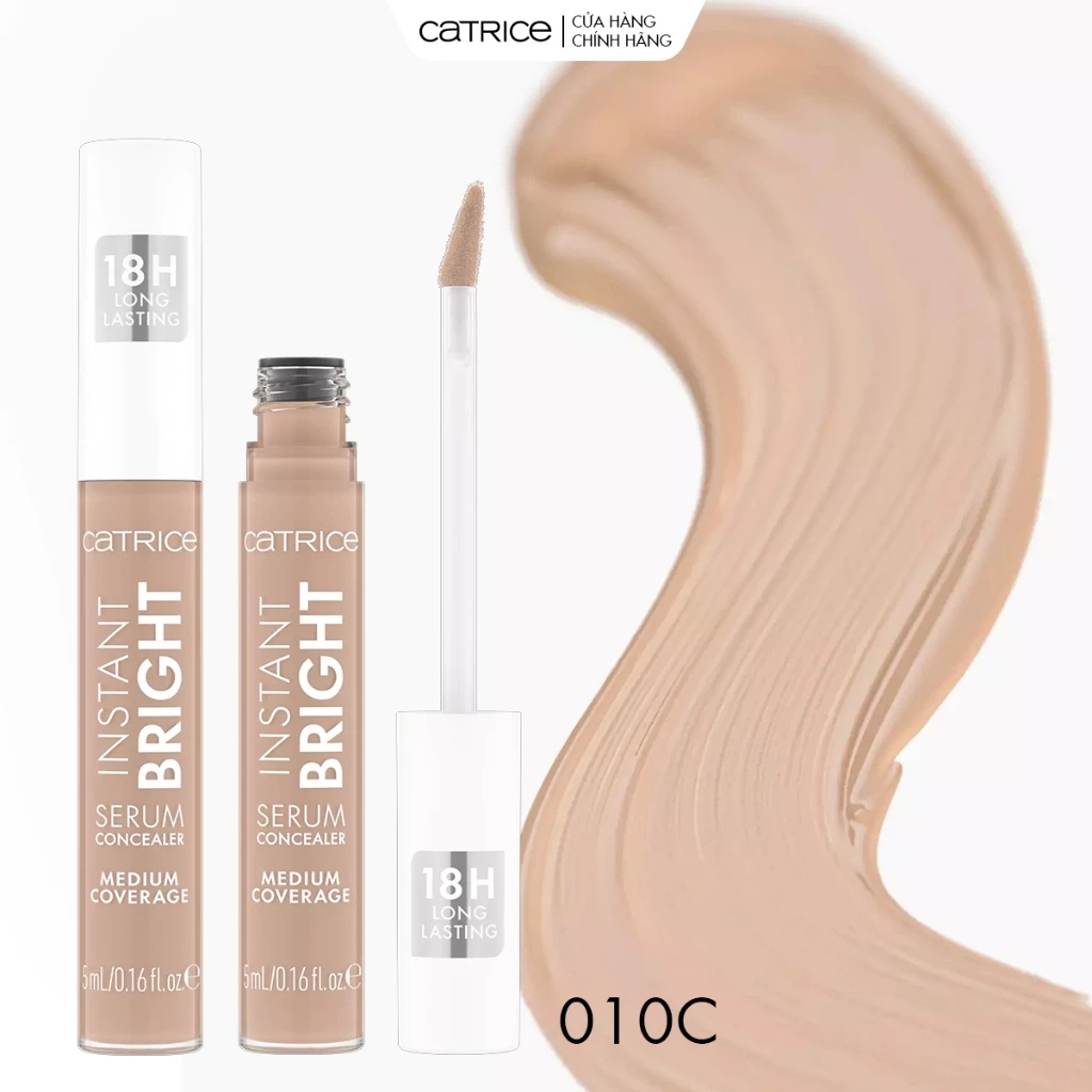 Che khuyết điểm serum làm sáng da Catrice Instant Bright Serum Concealer