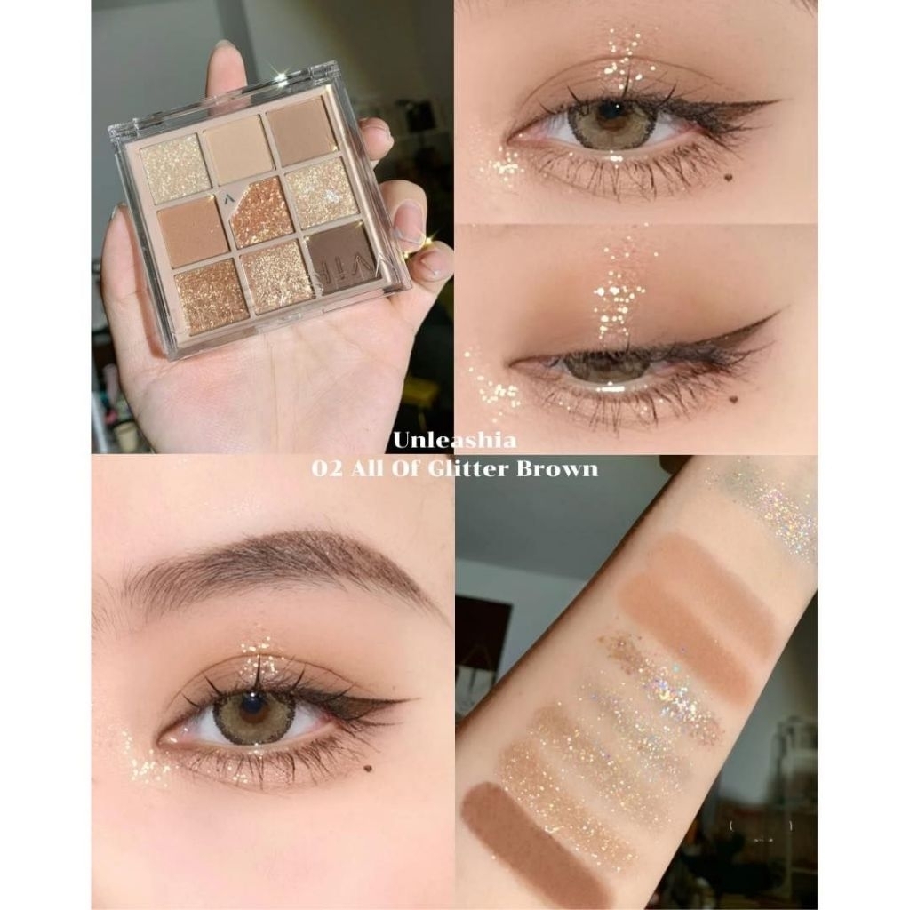 Bảng mắt 9 ô màu Unleashia Glitterpedia Eye Palette