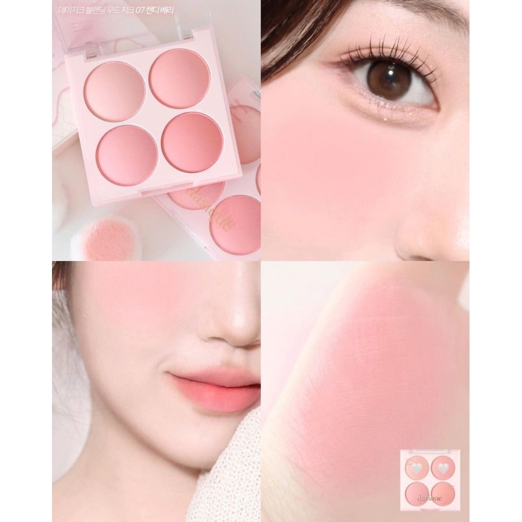 Bảng phấn má hồng thuần chay Dasique Blending Mood Cheek
