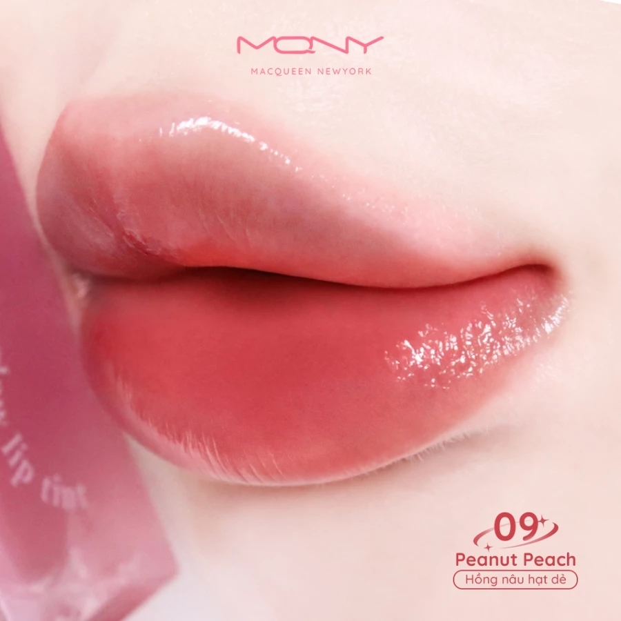 Son Bóng Pha Lê MQNY Macqueen New York DEWY WATER GLOW LIP TINT 3.5g
