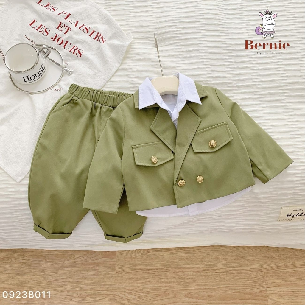 Áo vest dáng suông màu xanh lá cây – Dzung Biez Store HCM
