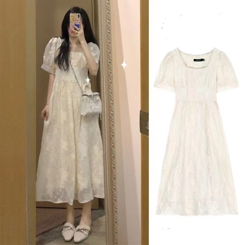 Váy vintage cổ tiểu thư 2 màu | Shopee Việt Nam