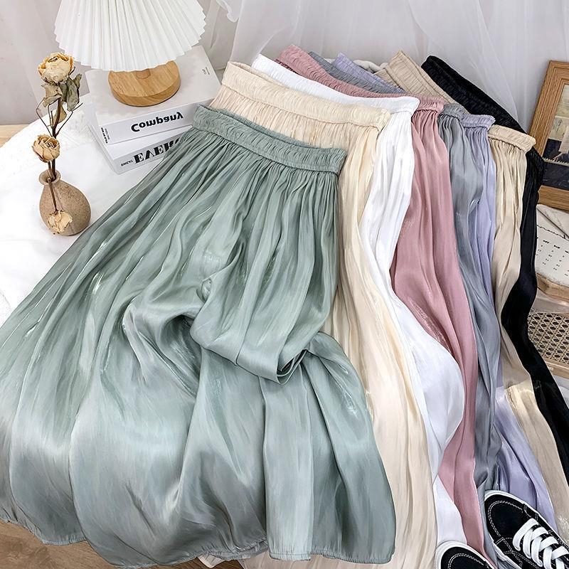 Mua Chân váy xòe chấm bi kèm đai 2 lớp - dáng dài hot trend tiểu thư - Size  S tại Thời Trang MYMYSHOP | Tiki