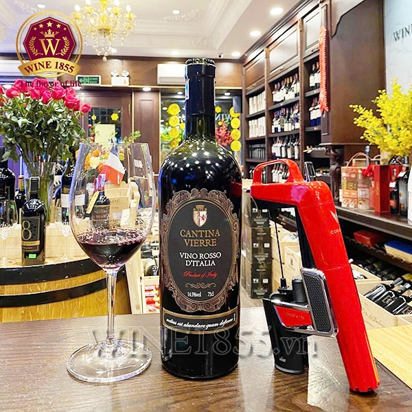 Rượu Vang Ý Cantina Vierre Vino Rosso D'italia