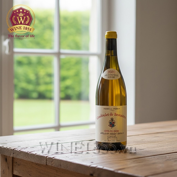 Rượu Vang Pháp Coudoulet de Beaucastel Blanc