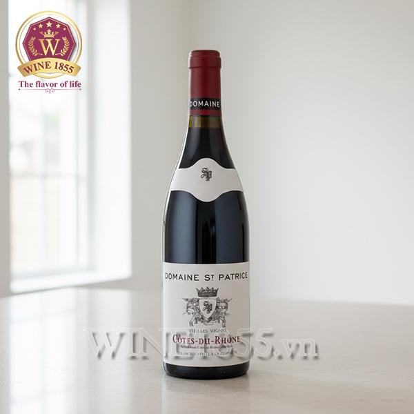 Rượu Vang Pháp Domaine St Patrice Côtes-Du-Rhône