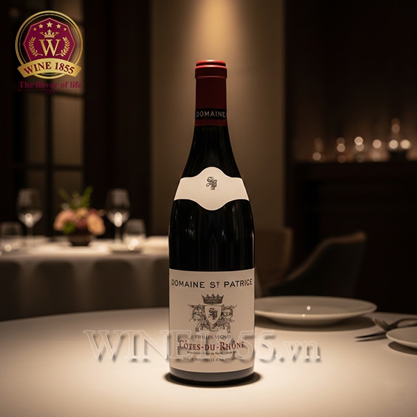 Rượu Vang Pháp Domaine St Patrice Côtes-Du-Rhône