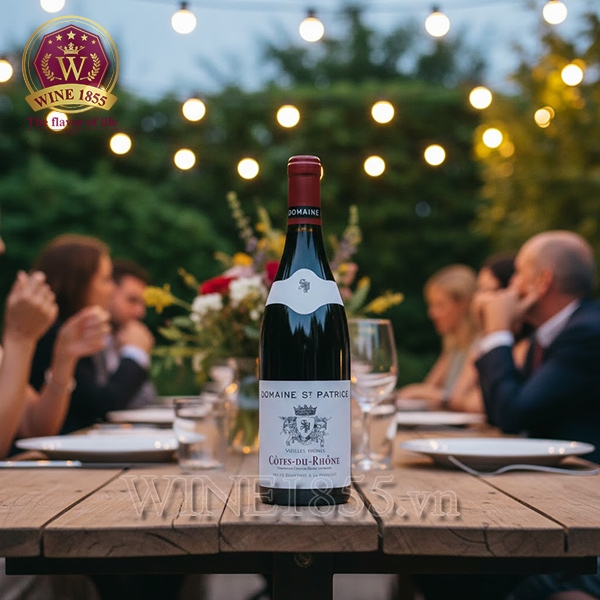 Rượu Vang Pháp Domaine St Patrice Côtes-Du-Rhône