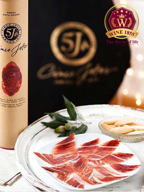 Đùi Heo Muối 5J Cinco Jotas Acorn Fed 100% Iberico Bone-in Ham Nguyên Xương