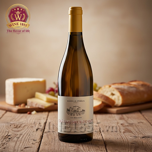 Rượu Vang Pháp Famille Perrin Châteauneuf-Du-Pape Les Sinards Blanc