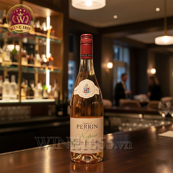 Rượu Vang Pháp Famille Perrin Nature Côtes-du-Rhône Rose