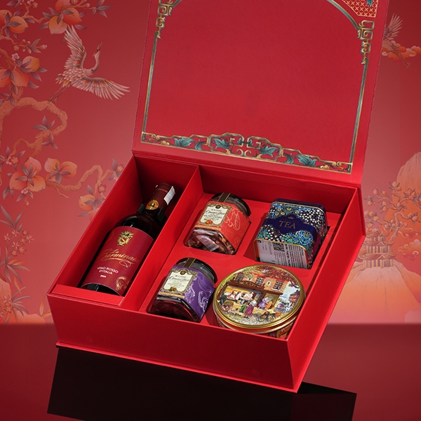 Hộp Quà Tặng Phát Lộc La Carminaia Vino Rosso d’Italia