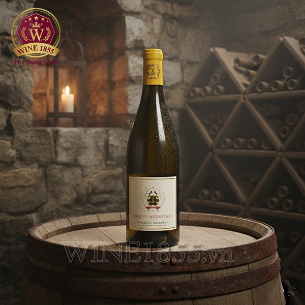 Rượu Vang Pháp Maison Les Alexandrins Crozes-Hermitage Blanc