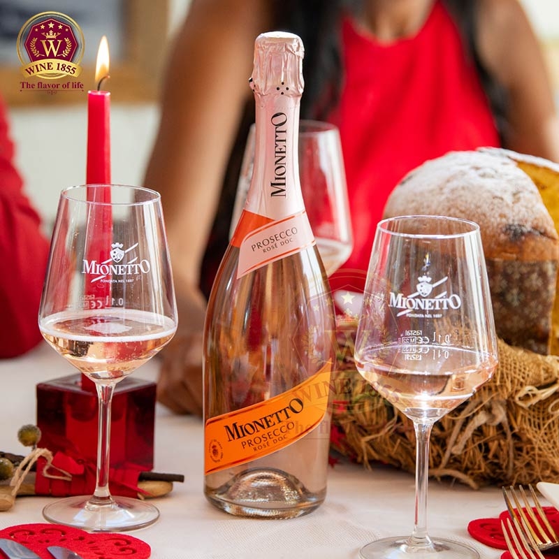Rượu Vang Sủi Mionetto Prosecco Rosé