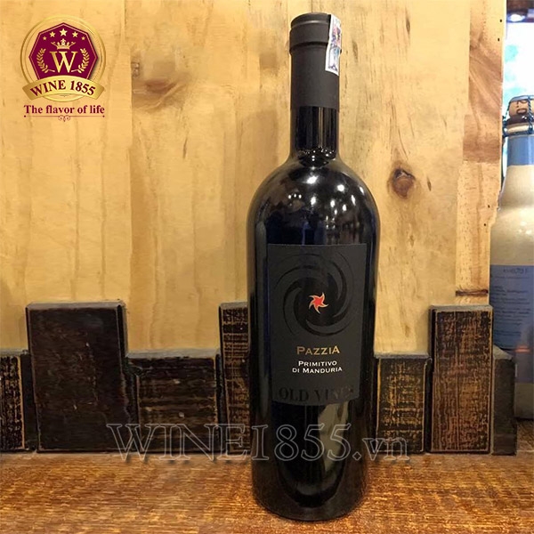 Rượu Vang Ý Pazzia Primitivo di Manduria